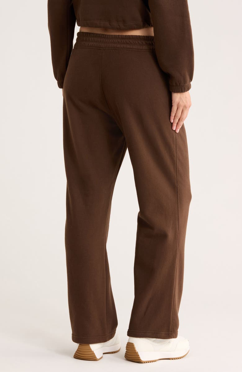 CALVIN KLEIN PERFORMANCE High Waist Relaxed Straight Leg Sweatpants, Alternate, color, Brown Cork