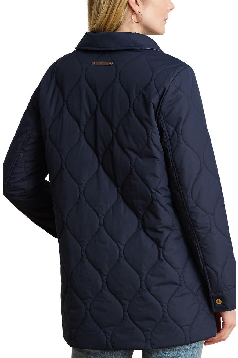 Onion Quilted Jacket, Alternate, color, DARK NAVY