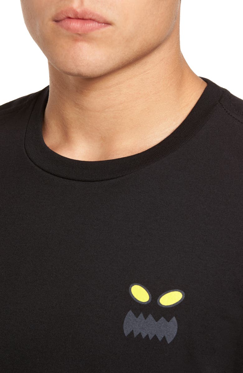 RVCA Toy Machine Logo T-Shirt, Alternate, color,