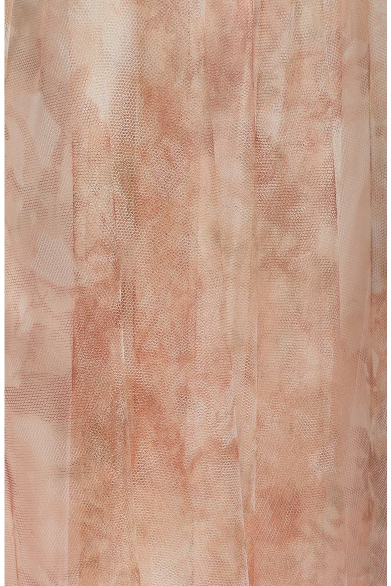 Lucy Print Tulle Skirt, Alternate, color, BLUSH MULTI