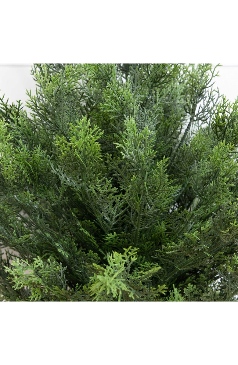 NEARLY NATURAL 3-ft UV Resistant Artificial Cedar Bush with Integrated Ground Stake, Alternate, color, Green