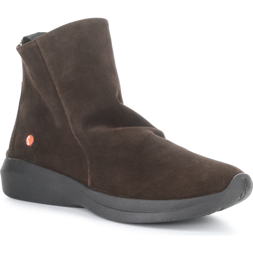 Fly London Platform Wedge Bootie In Brown