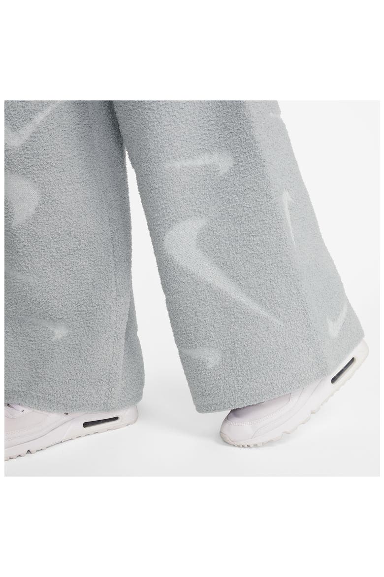 Sportswear Phoenix Cozy Bouclé Wide Leg Pants, Alternate, color, LIGHT SMOKE GREY/ PHOTON DUST