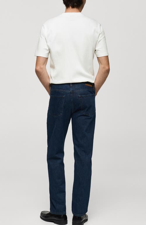 Mango Regular Fit Medium Weight Cotton T-shirt In White