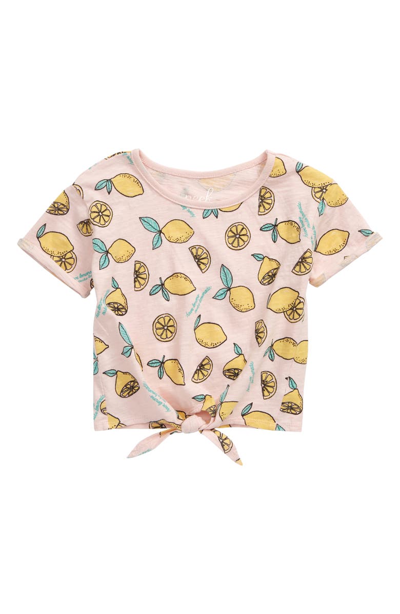 Peek Aren't You Curious Lemon Graphic Tee, Main, color,