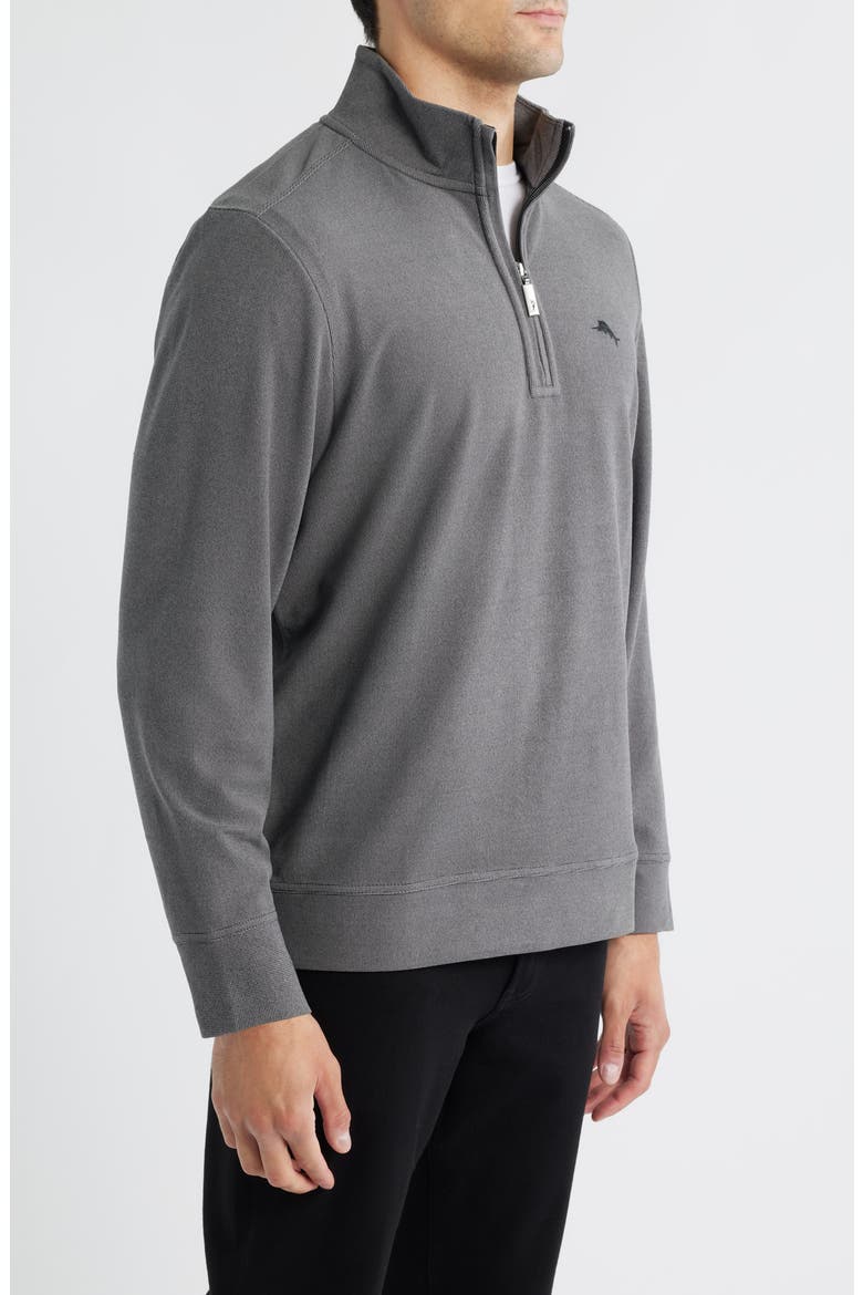Brighton Point Half Zip Pullover, Alternate, color, CARBON GREY