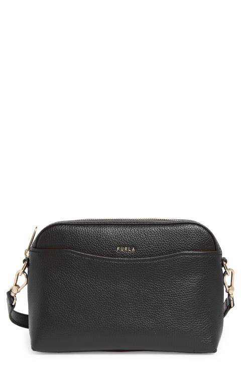 Gea Mini Leather Crossbody Bag
