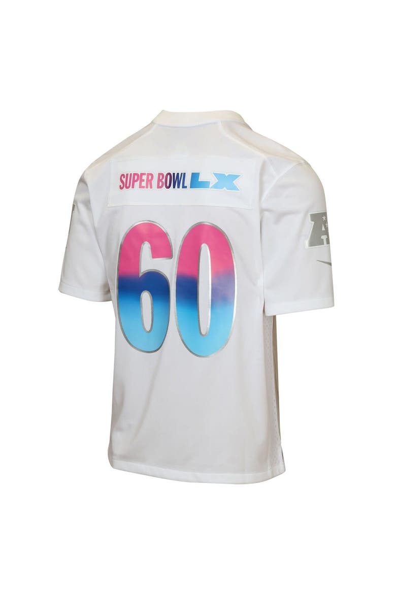 Youth Nike  White Super Bowl LX Game Jersey, Alternate, color, White