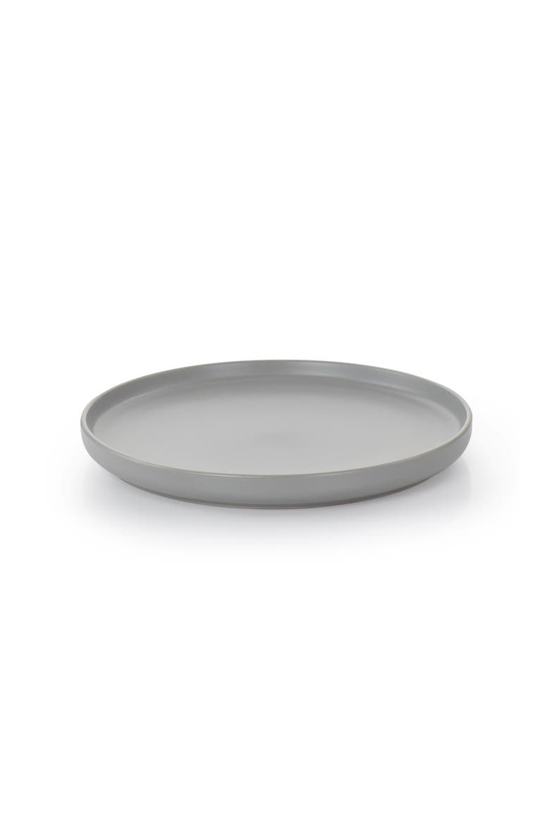 Luxmatte Light Grey 16 Piece Dinnerware Set, Alternate, color, Grey