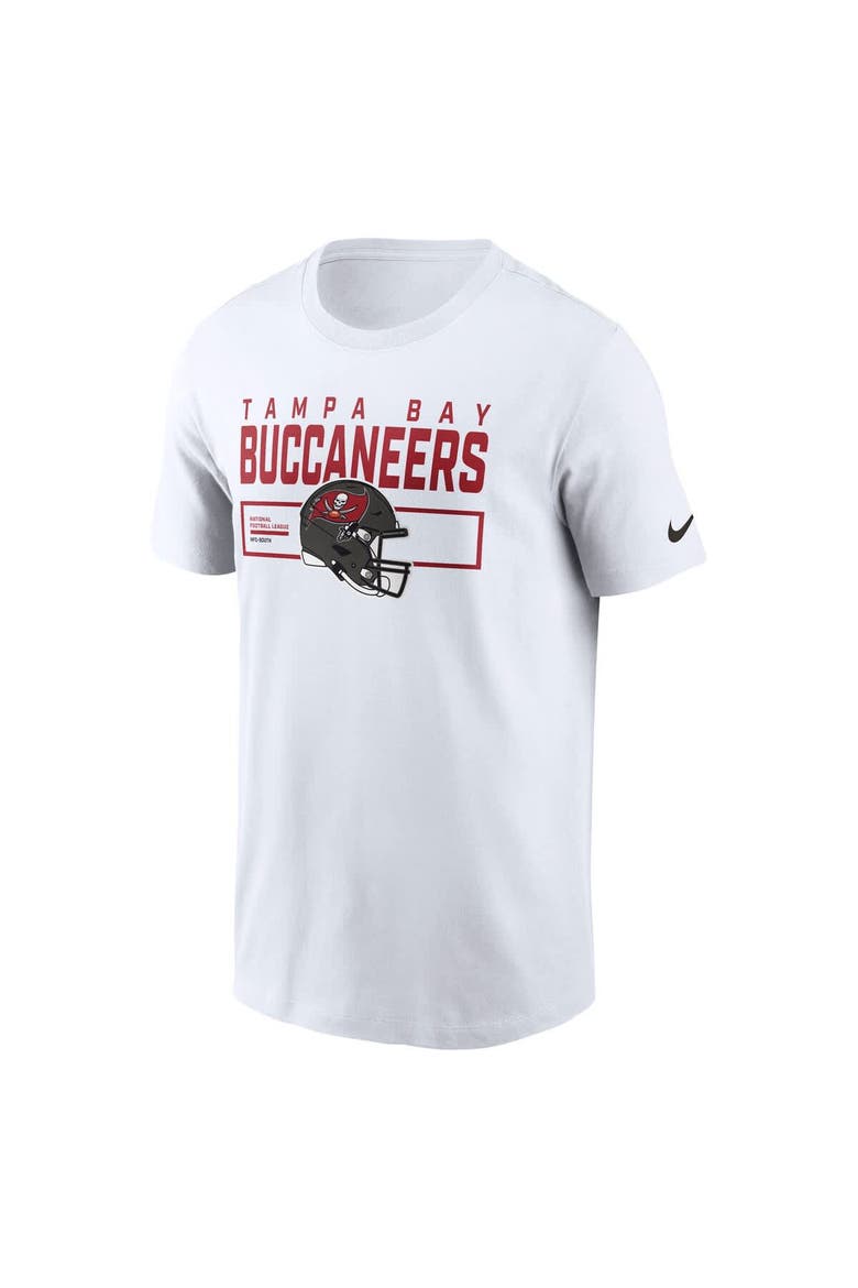 Men's Nike White Tampa Bay Buccaneers Primetime Helmet Essential T-Shirt, Alternate, color, White