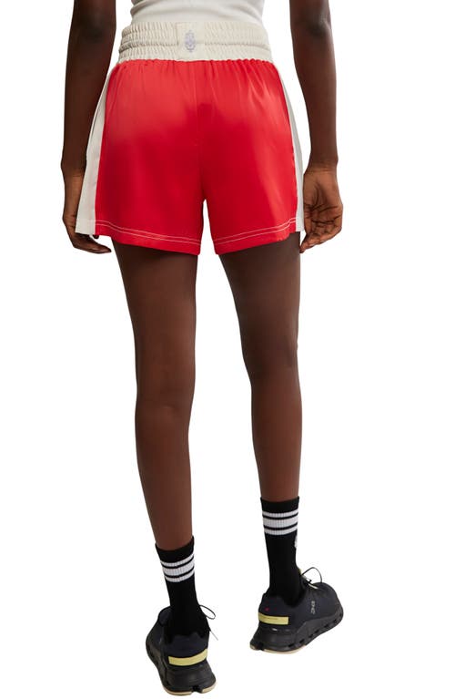 Free People In The Ring Drawstring Shorts In Neutral