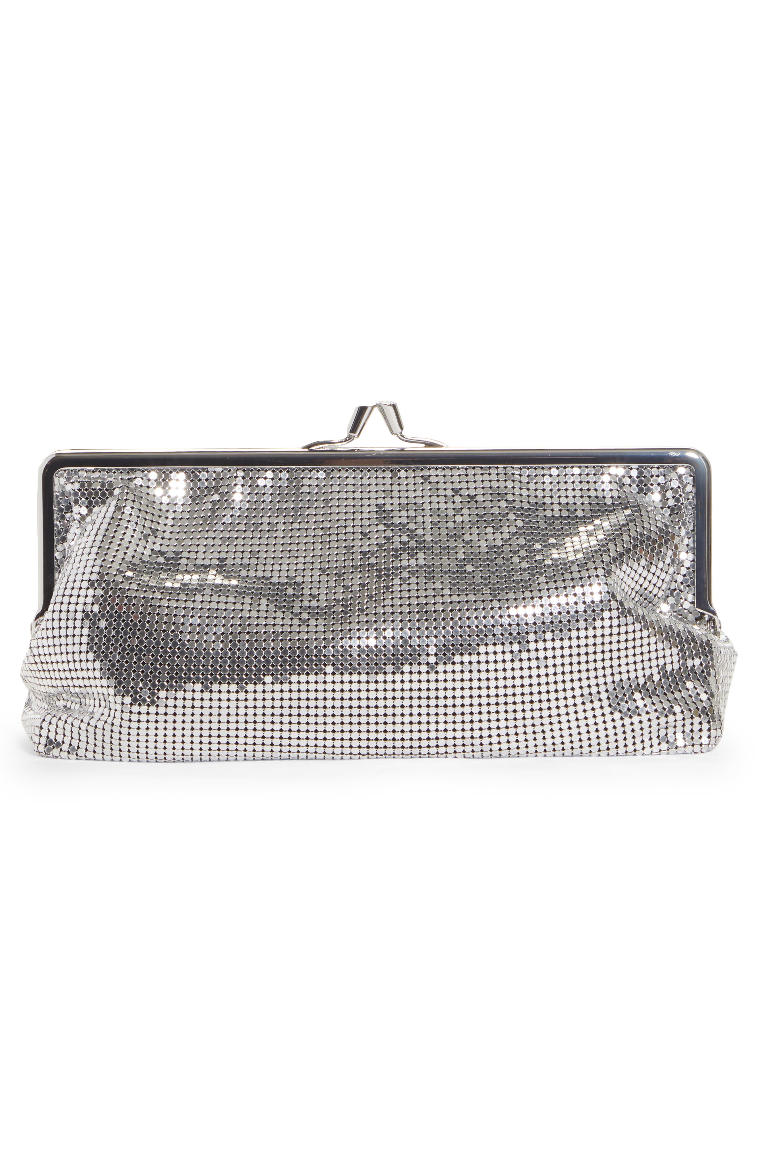 Rabanne paco rabanne Pixel Mesh Clutch, Alternate, color, 