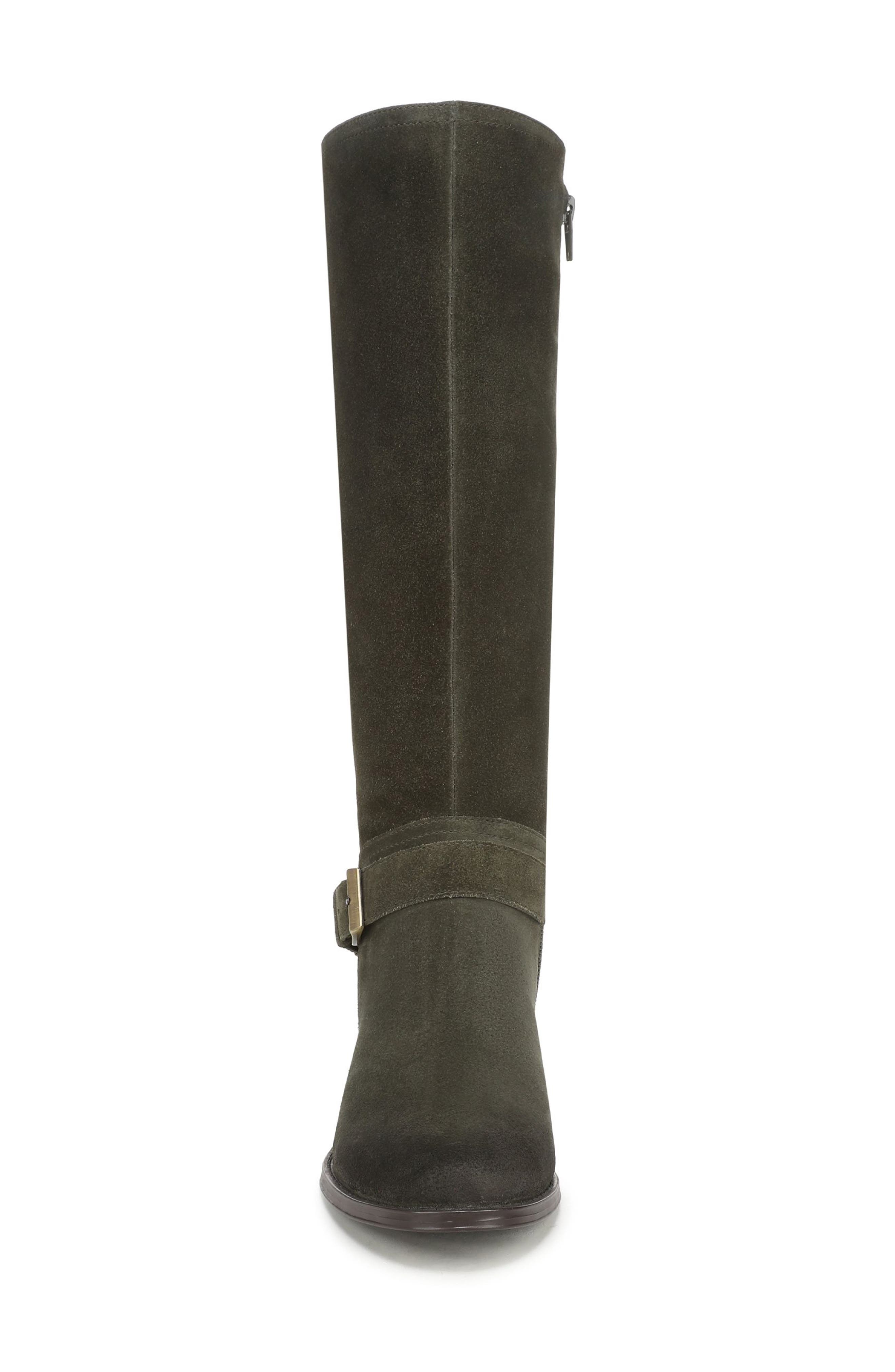 Juno Leather Riding Boot, Alternate, color, CACTUS CLAY GREEN SUEDE