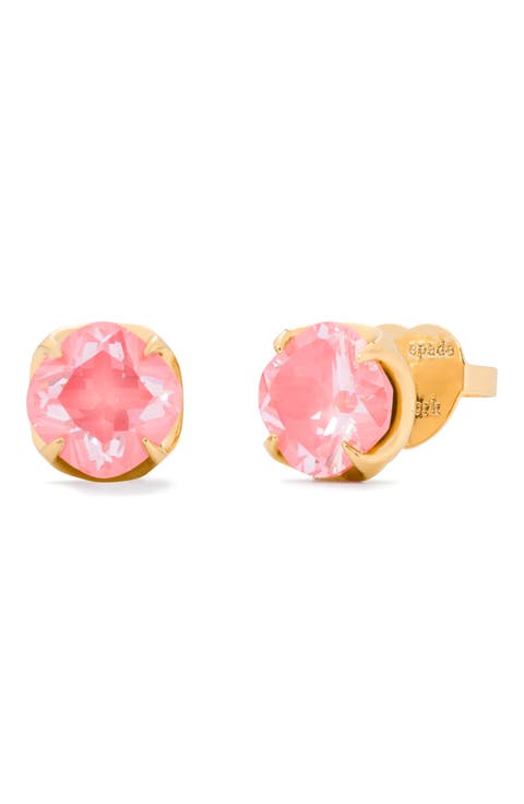 pop of joy spade flower stud earrings