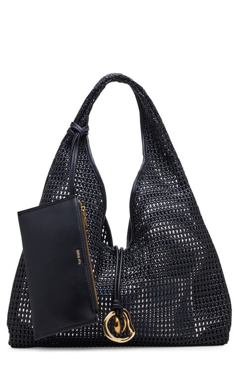 Missie Woven Hobo Bag