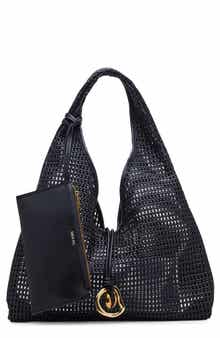 Missie Woven Hobo Bag
