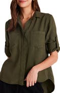 Bella Dahl Split Back Button-Up Shirt