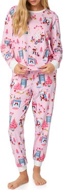 BedHead Pajamas Holiday Print Stretch Organic Cotton Pajamas