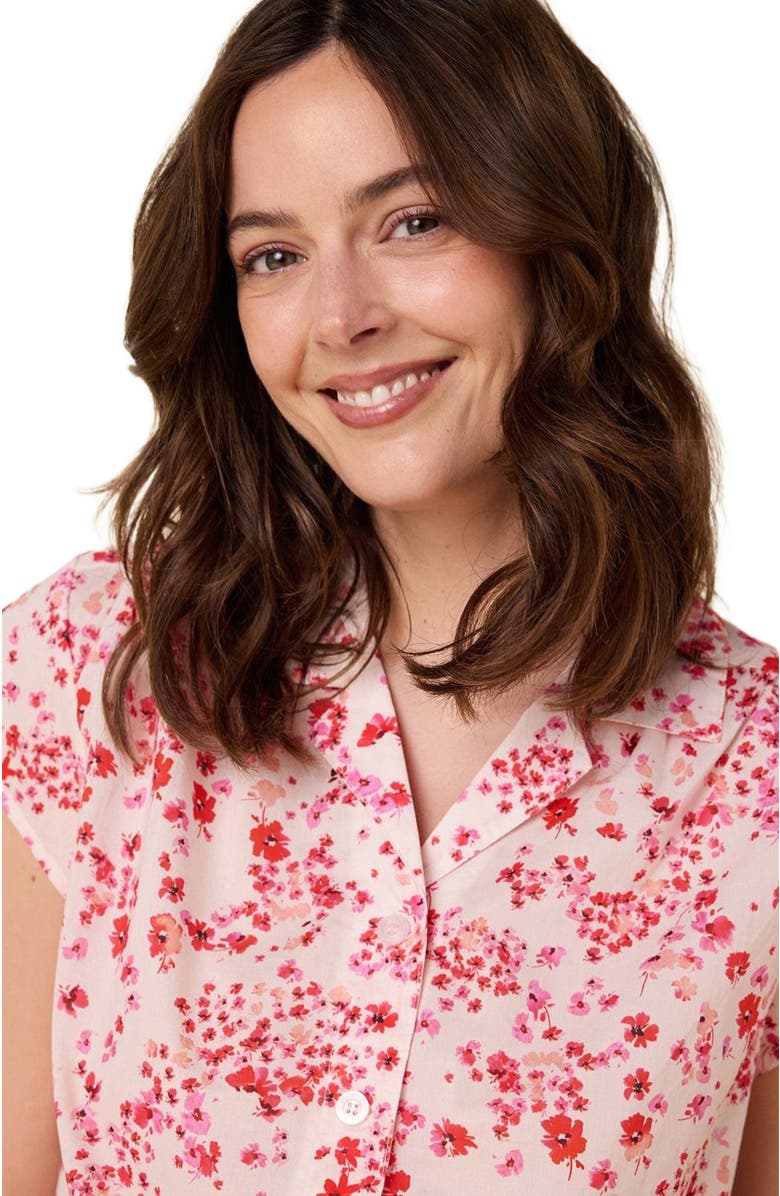 The Cat
s Pajamas Voile Capri Set, Alternate, color, Petite Rosette