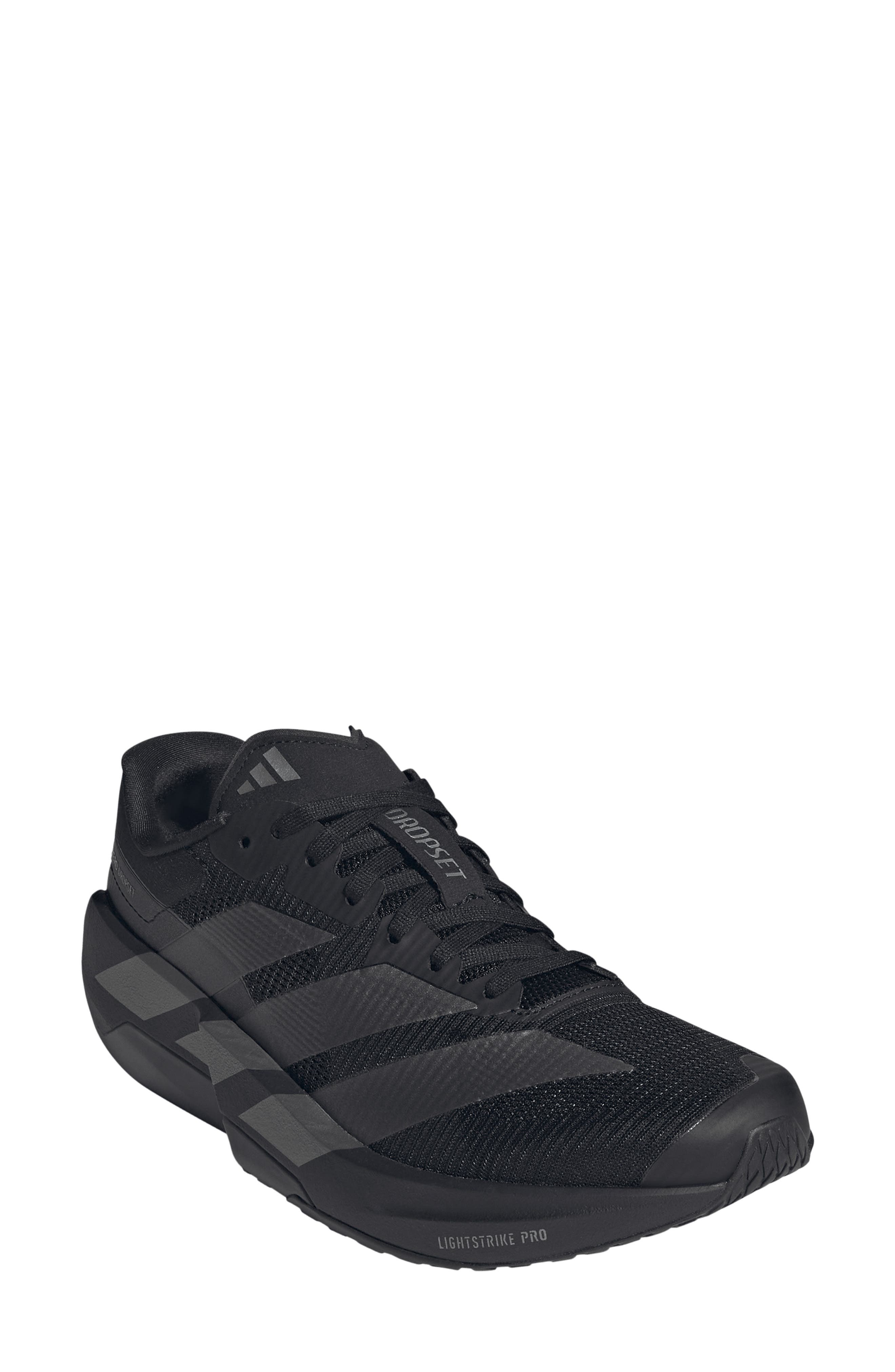 Adizero Dropset Pro Training Shoe, Main, color, CORE BLACK/ IRON METALLIC