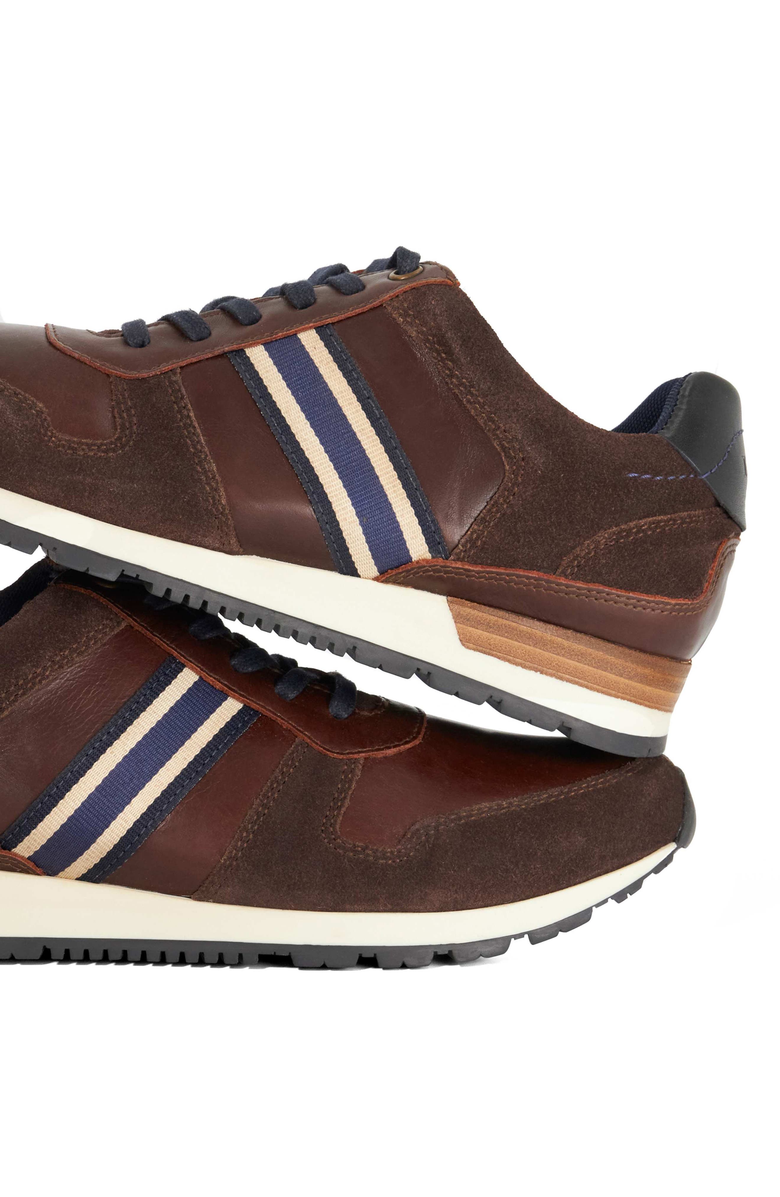 Dune London Talay Sneaker, Alternate, color, Brown