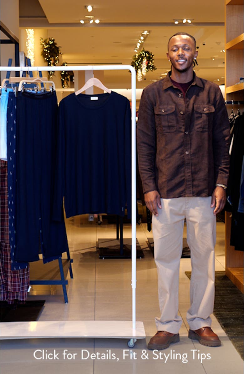 Waffle Knit Pajama Top, sales video thumbnail