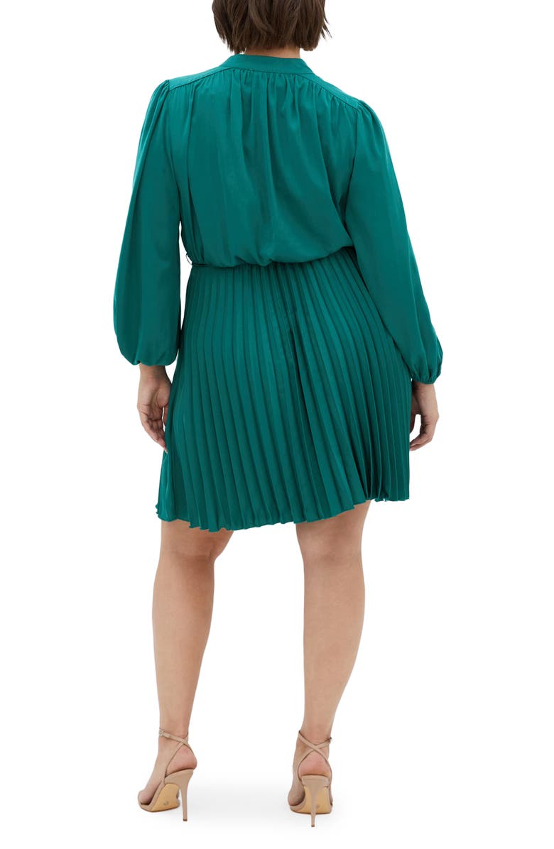 City Chic Halle Long Sleeve Minidress, Alternate, color, 