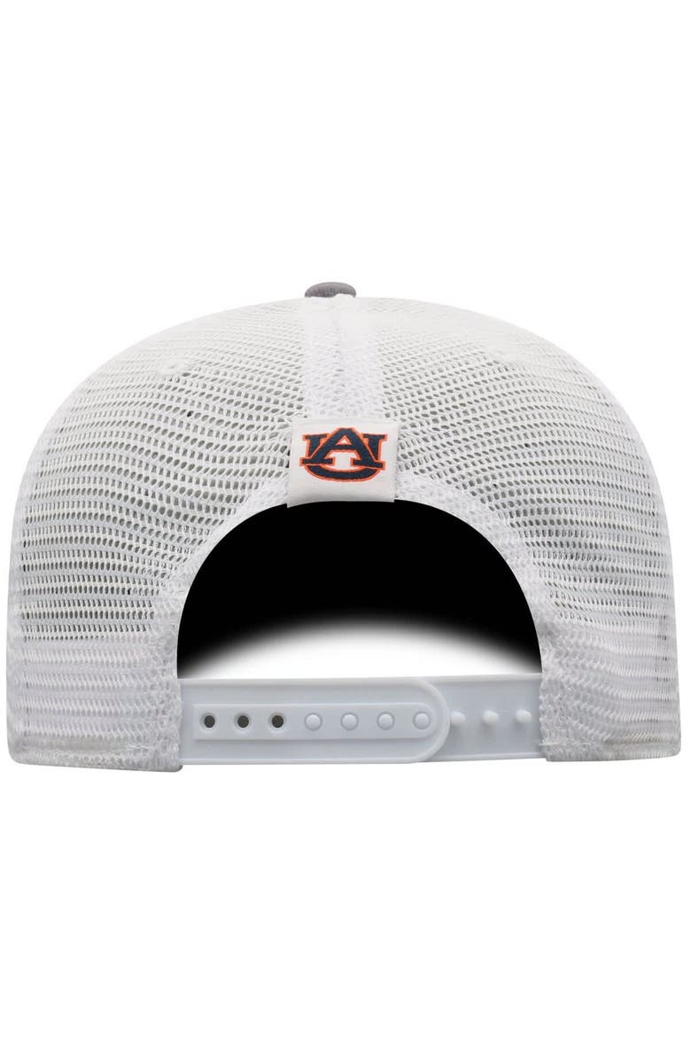 TOP OF THE WORLD Men's Top of the World Gray Auburn Tigers Trucker Adjustable Hat, Alternate, color, 