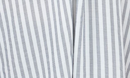 Shop Rain And Rose Striped High-low Top In Blue