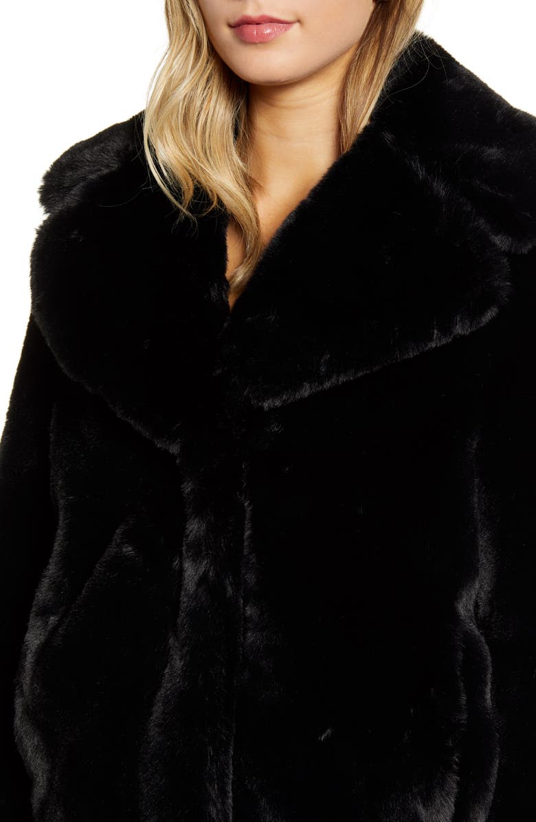 KENDALL + KYLIE Faux Fur Jacket, Alternate, color, 