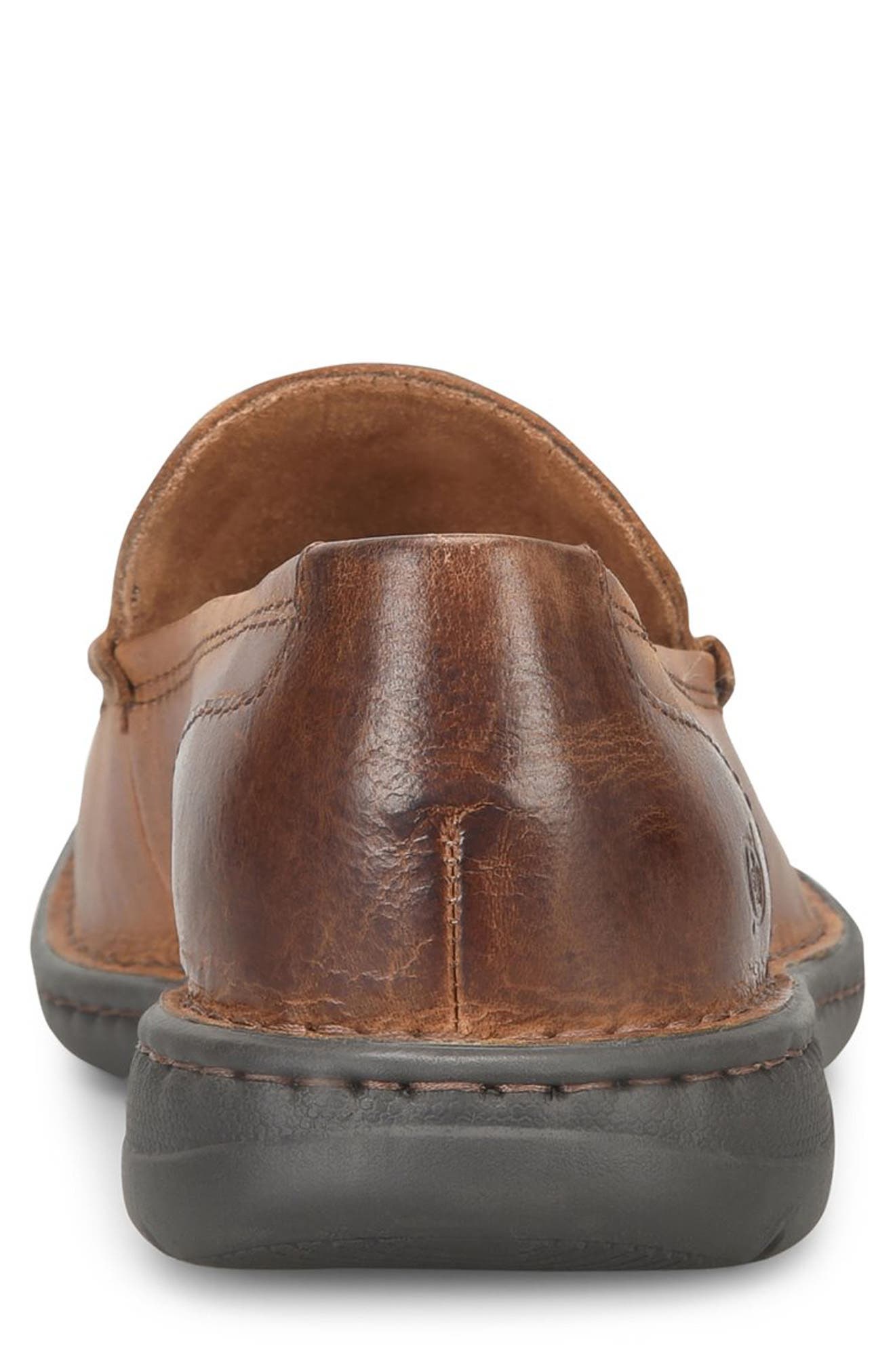 Børn Thatcher Moc Toe Loafer, Alternate, color, Rust Brown