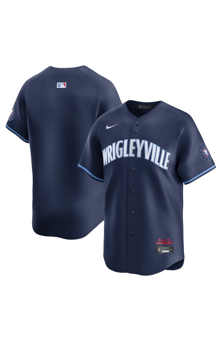Nike Men's Nike  Navy Chicago Cubs City Connect Limited Jersey, Main, color, 