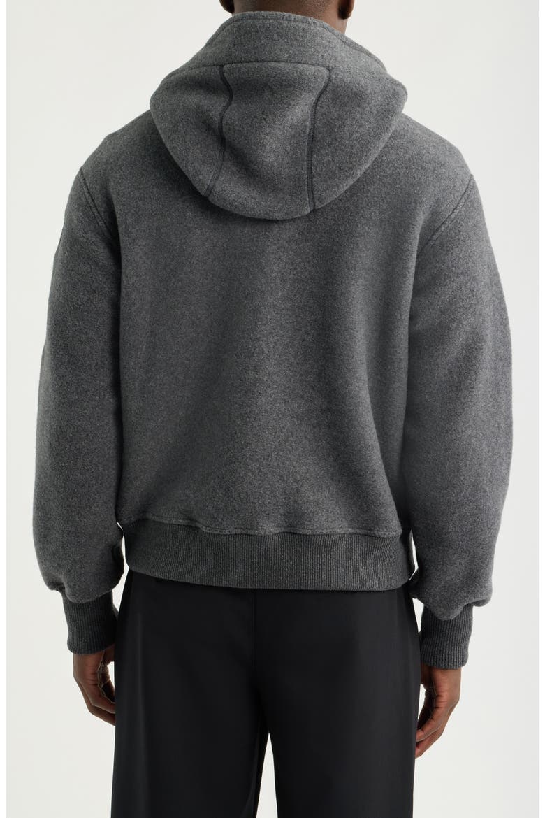 Chilliwack Kind Fleece Hooded Bomber Jacket, Alternate, color, ANCHOR GREY - GRIS ANCRE