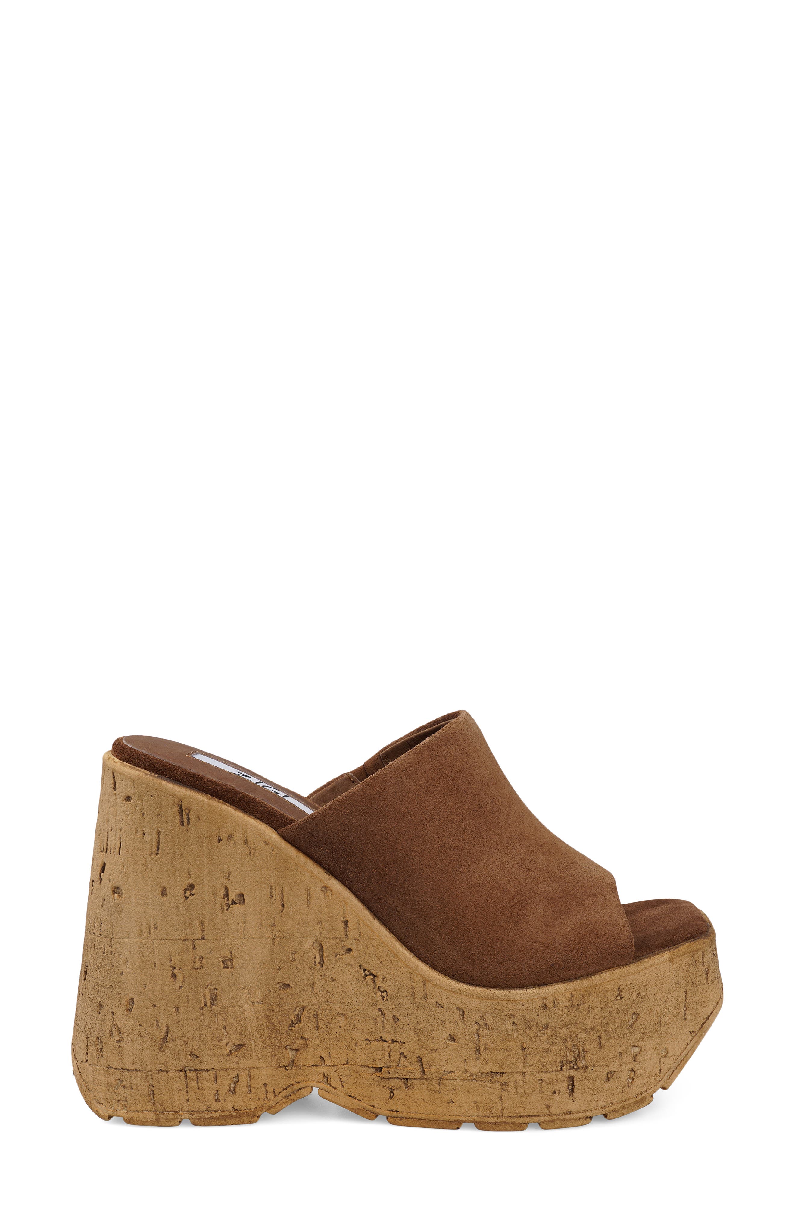 Zhamira Platform Wedge Sandal, Alternate, color, COGNAC SUEDE