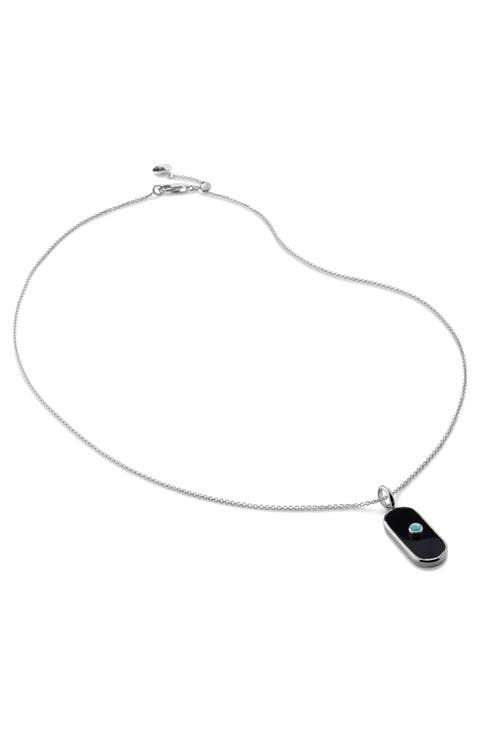 Tablet Pendant Necklace