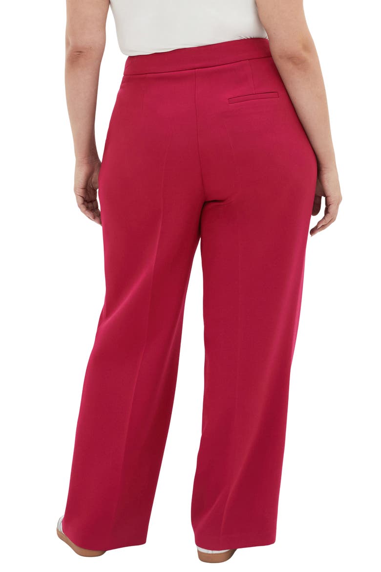 Alexis High Waist Wide Leg Pants, Alternate, color, DEEP ROSE