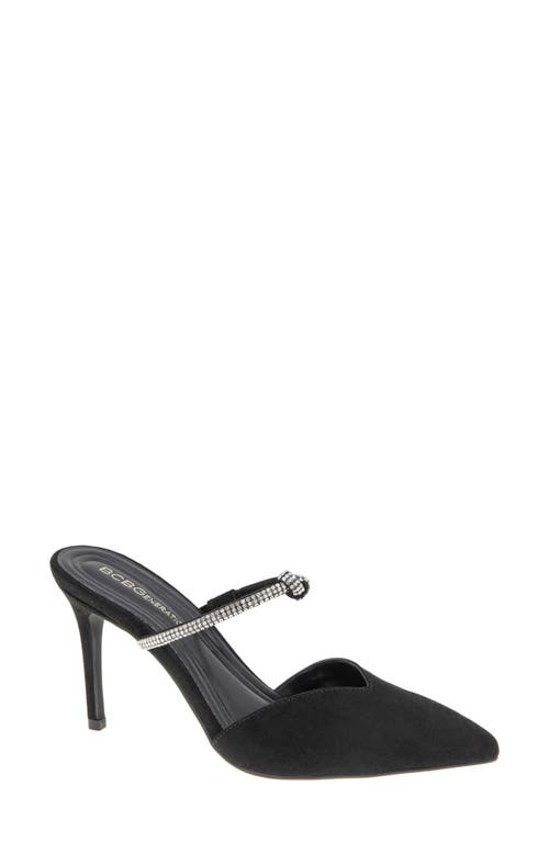 Bcbg Berla Mary Jane Pointed Toe Mule In Black