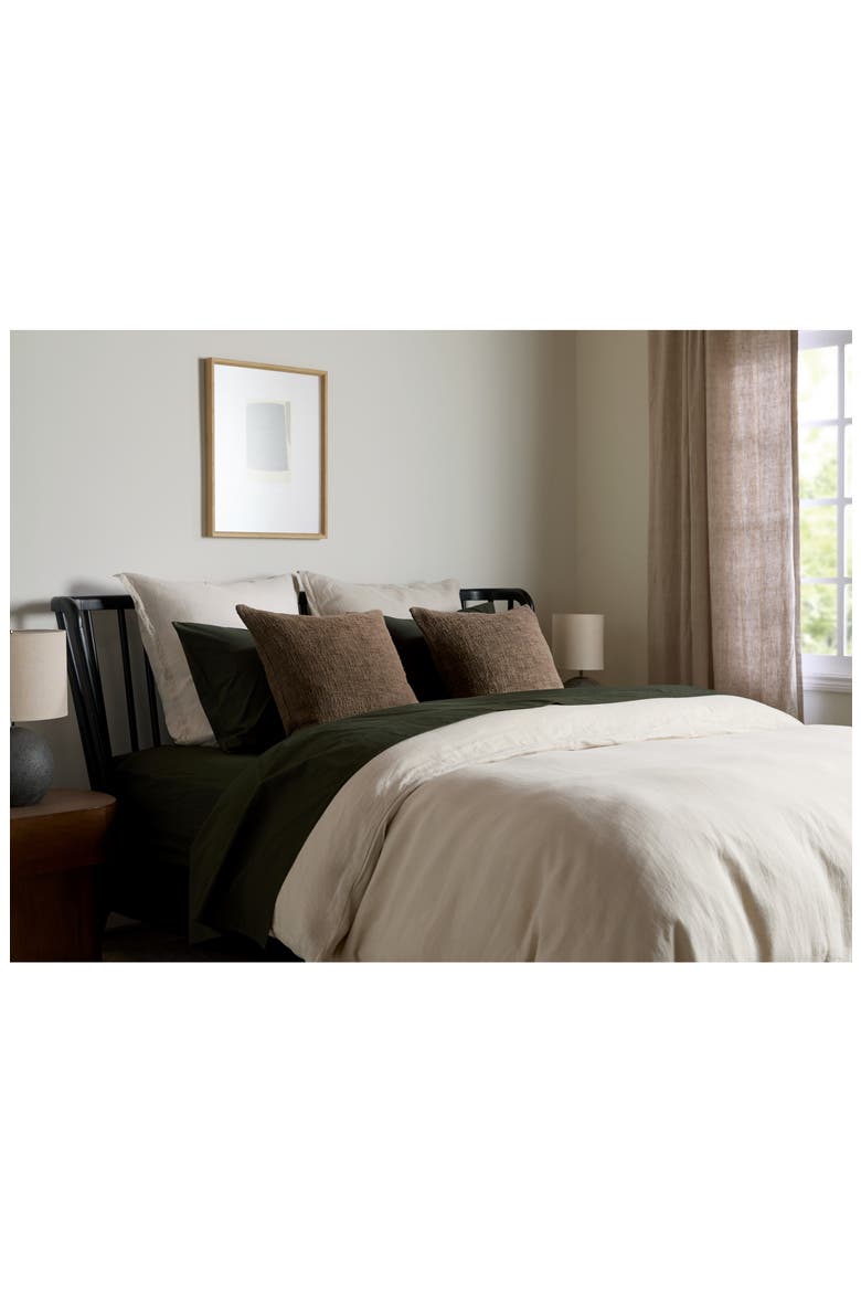 Bouclé Accent Pillow Cover, Alternate, color, JAVA