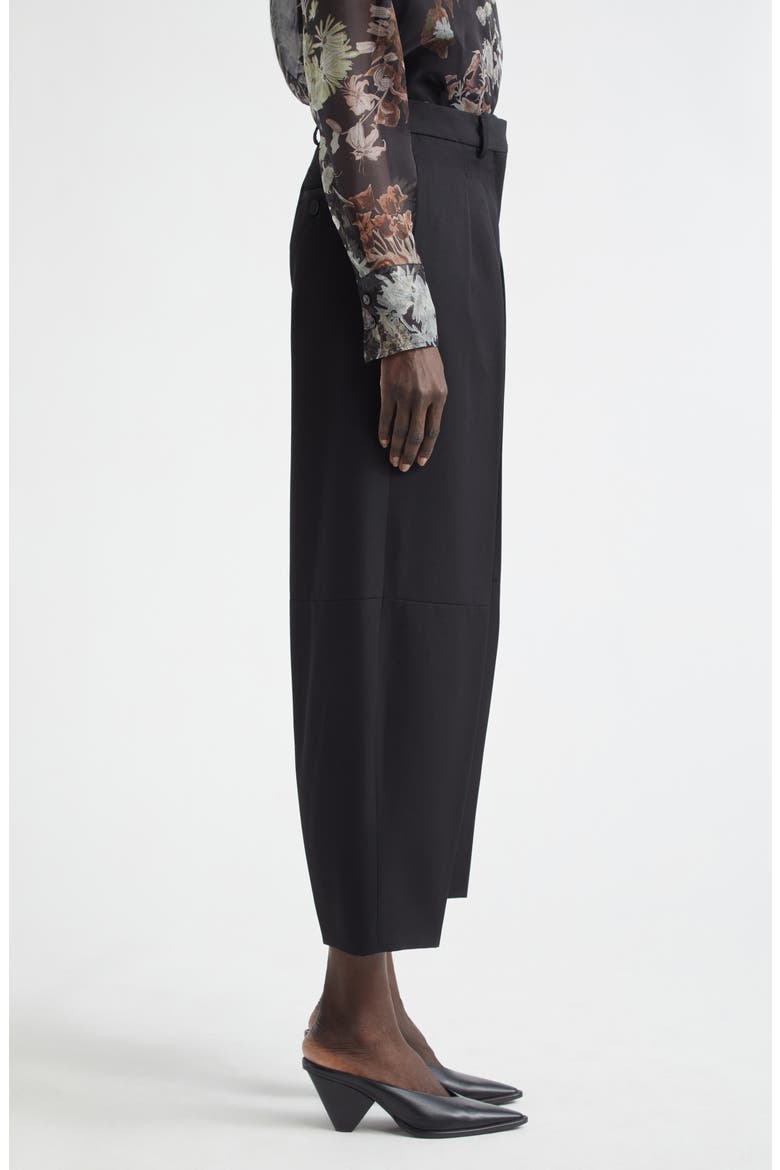 Dash Wool Ankle Pants, Alternate, color, BLACK