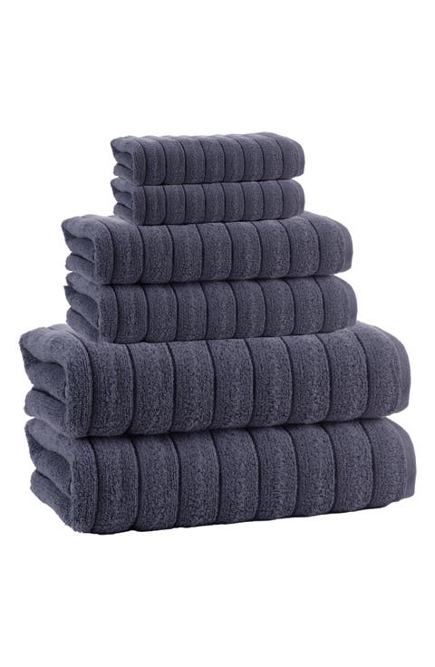 Vague 6-Piece Bath Towel Set