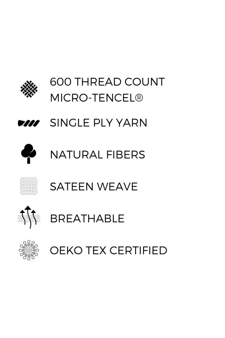 Luxe Soft 'n Smooth Tencel® Lyocell Sheet Set, Alternate, color, CHARCOAL