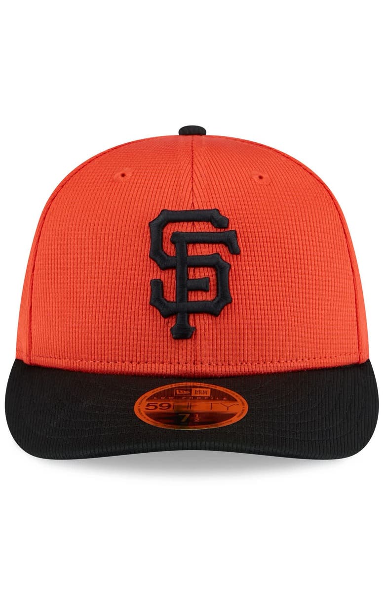 New Era Men's New Era Orange/Black San Francisco Giants 2025 Spring Training Low Profile 59FIFTY Fitted Hat, Alternate, color, Orange