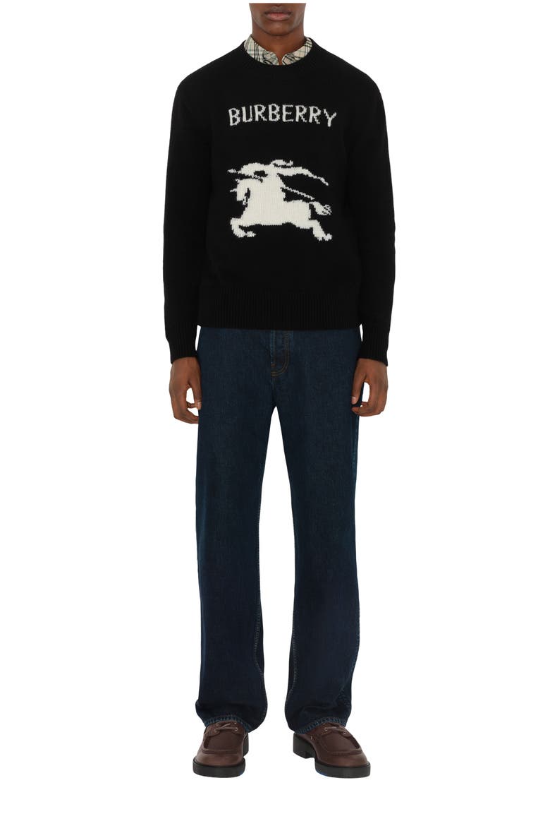 Knight Wool Cashmere Sweater, Main, color, Black
