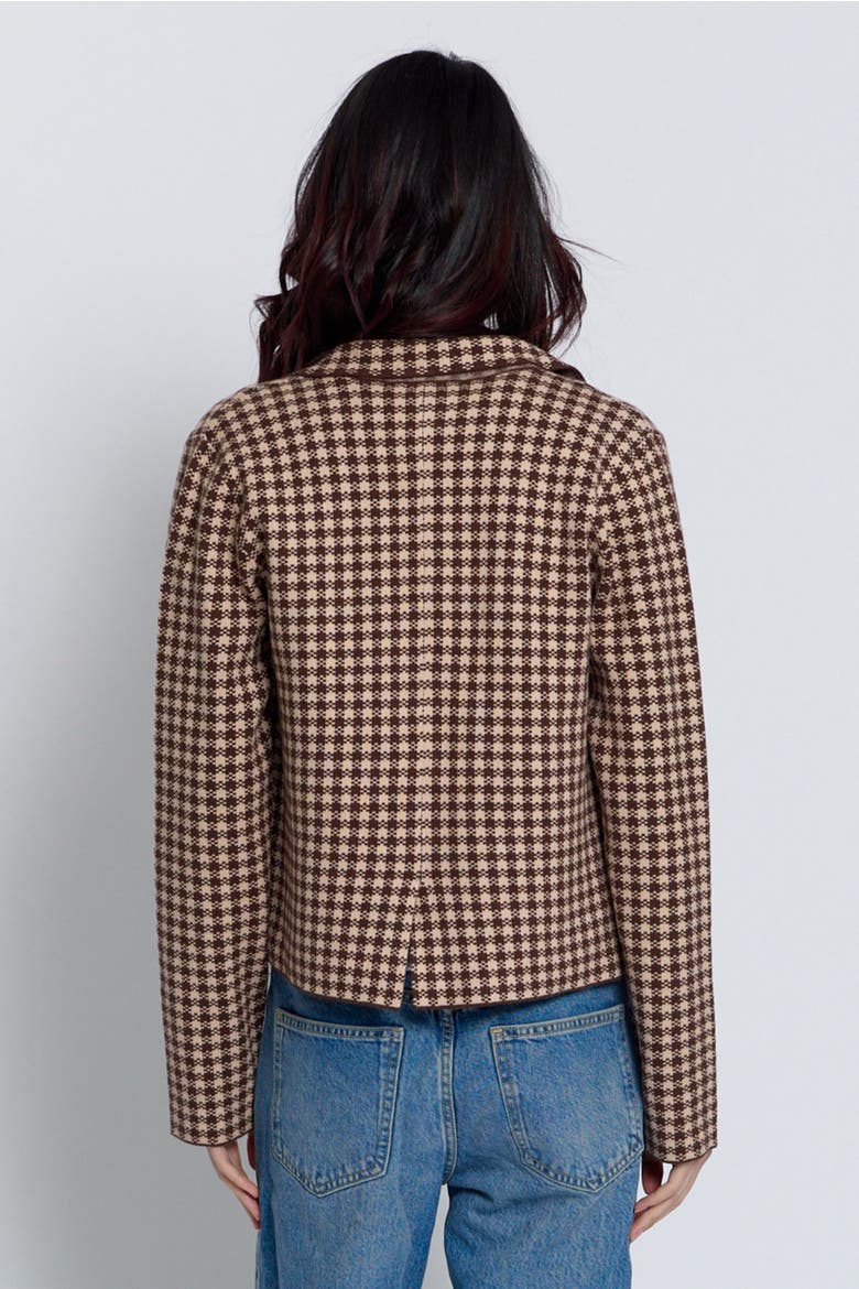 Marlo Jacquard Knit Blazer, Alternate, color, CAMEL