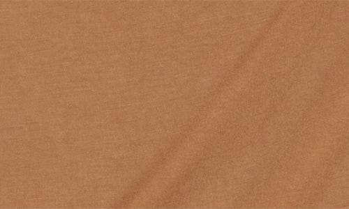 Renee C Off The Shoulder Knit Top In Brown