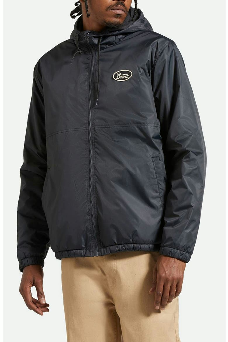 Claxton Parsons Arctic Fleece Lined Hooded Jacket, Main, color, BLACK
