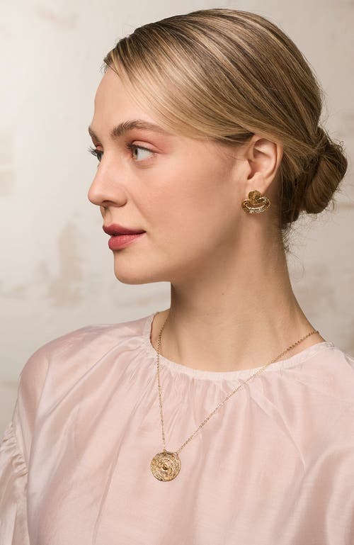 Cog Sol Necklace In Gold