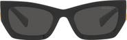 Miu Miu 53mm Rectangular Sunglasses