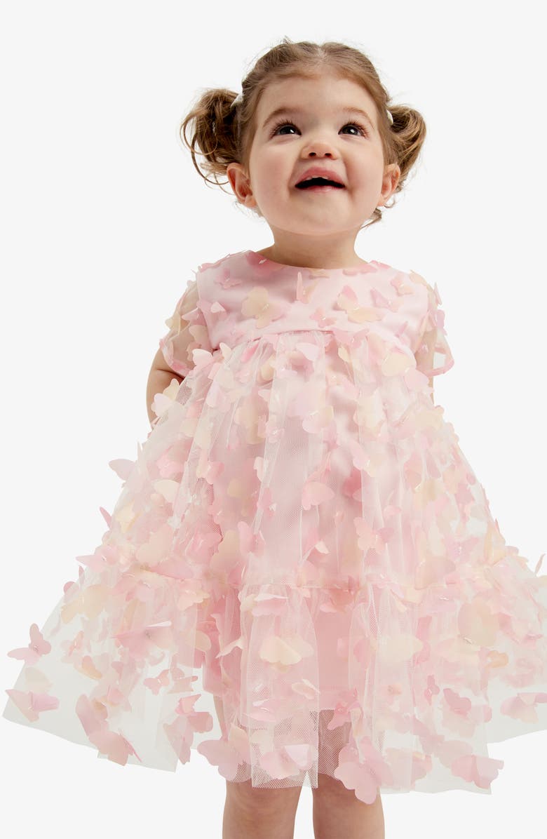 Bardot Junior Kids' 3D Butterfly Tulle Party Dress, Alternate, color, 