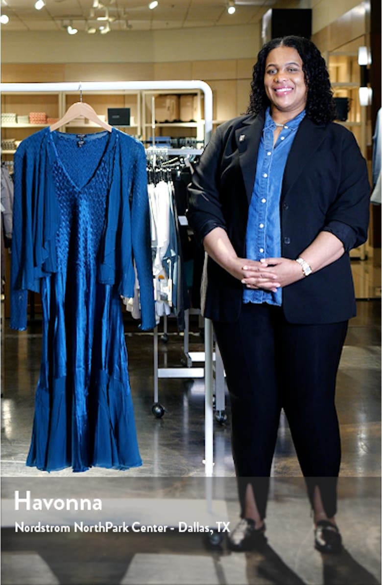 Chiffon & Charmeuse Cocktail Dress with Jacket, sales video thumbnail